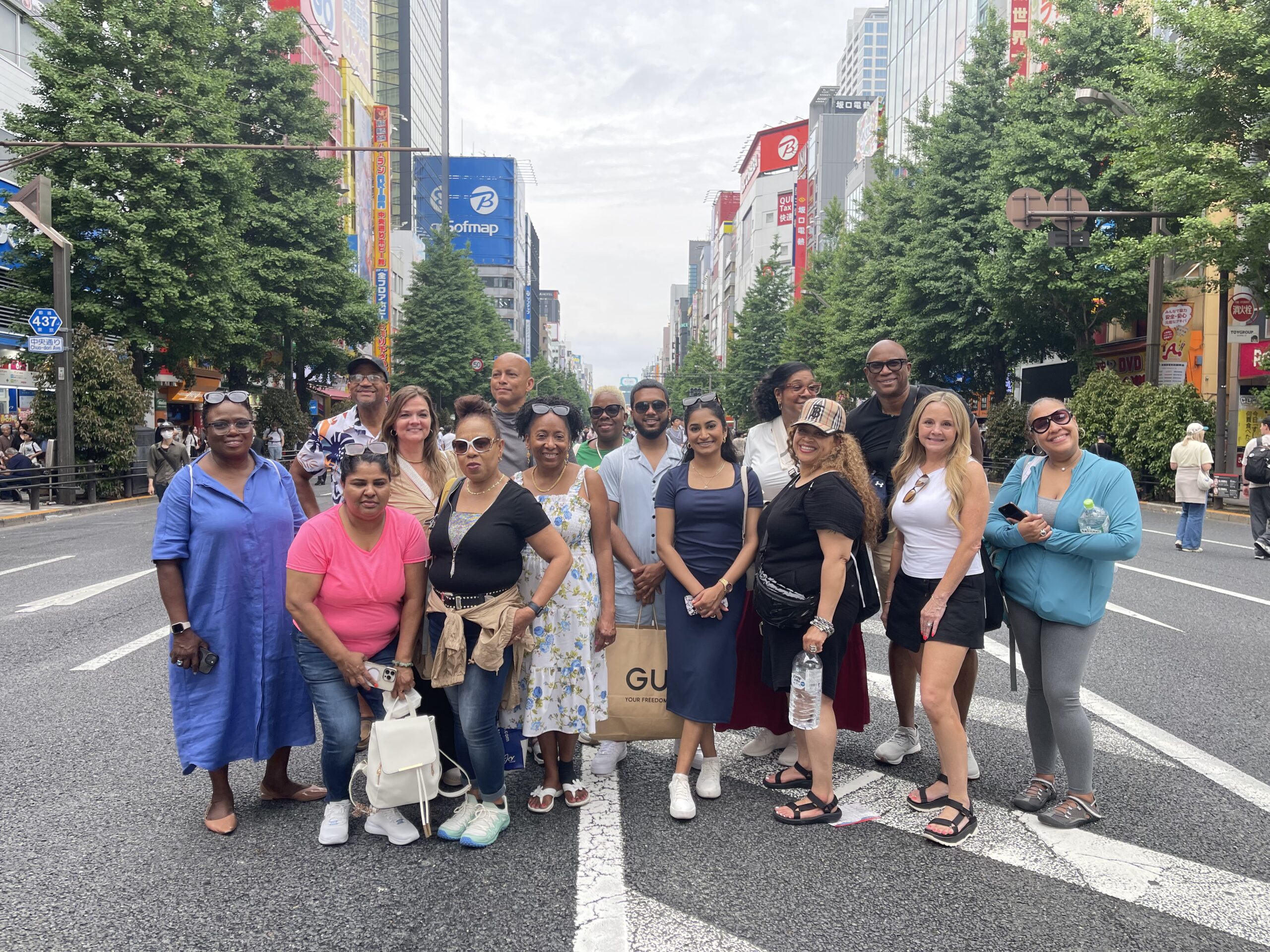 McXotic Tours Group Photo in Japan- Tokyo