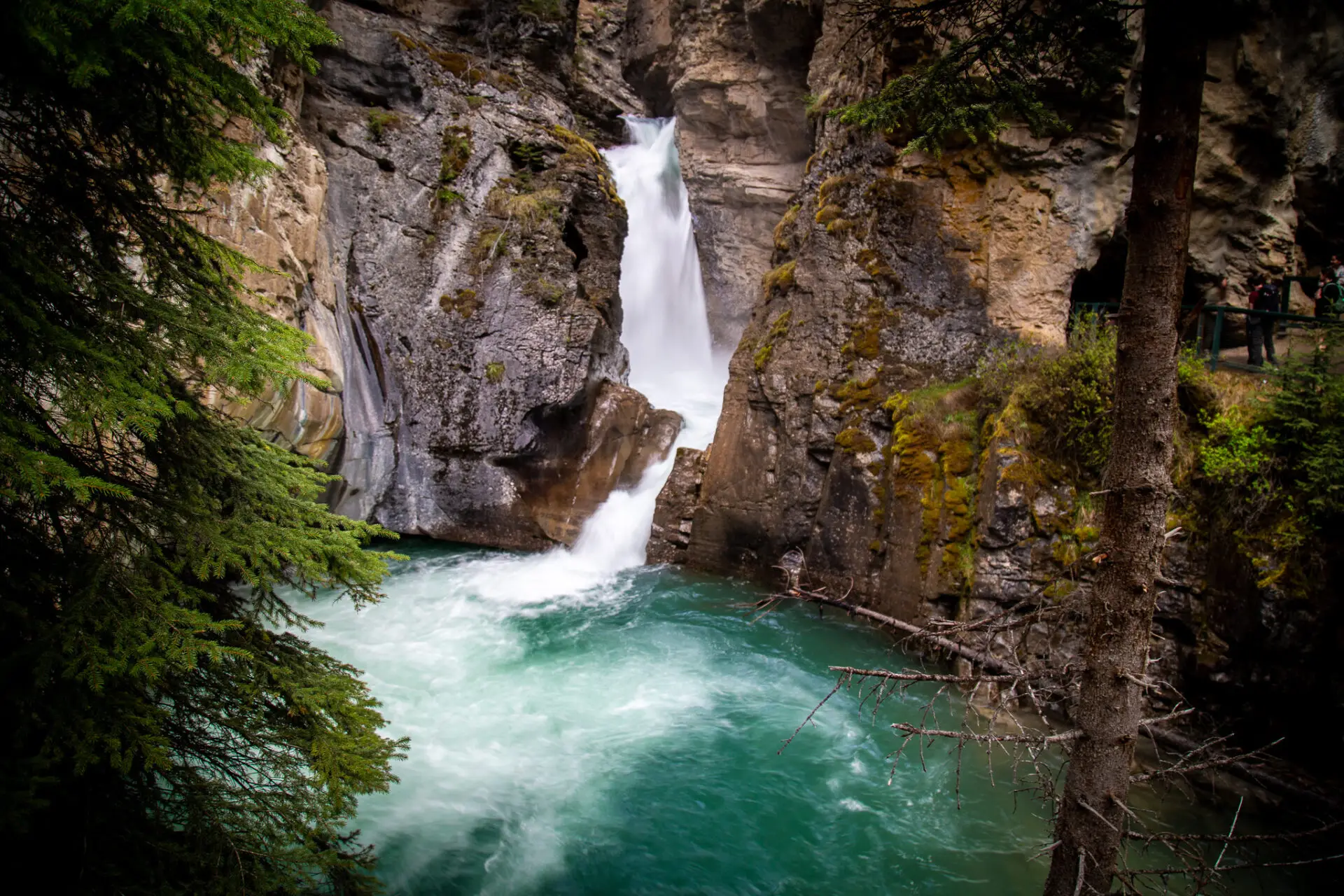 Waterfalls of Johnston Canyon 1